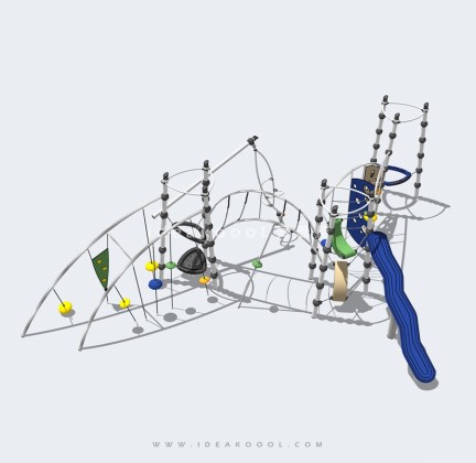 现代攀爬组合器械 儿童娱乐设施丨