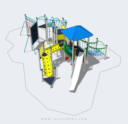 现代攀爬滑梯组合器械 儿童娱乐设施丨