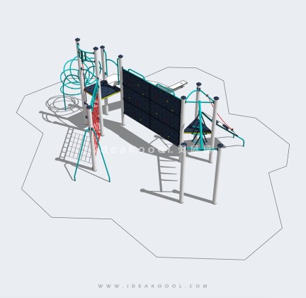 现代攀爬滑梯组合器械 儿童娱乐设施丨