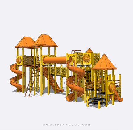 创意攀爬滑梯组合器械 儿童娱乐设施丨