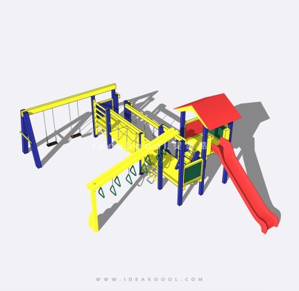 创意攀爬滑梯组合器械 儿童娱乐设施丨