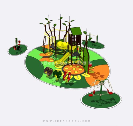 创意攀爬滑梯组合器械 儿童娱乐设施丨