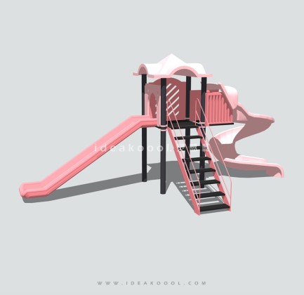 旋转滑梯 儿童娱乐设施丨