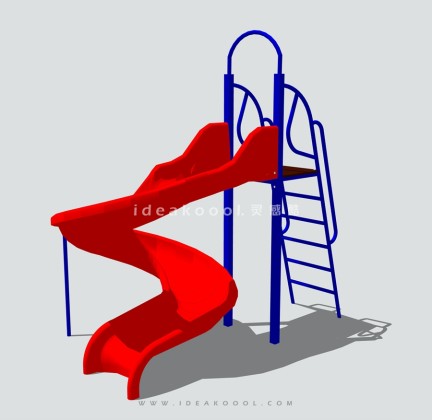 旋转滑梯 儿童娱乐设施丨