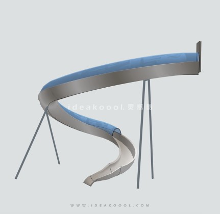 旋转滑梯 儿童娱乐设施丨