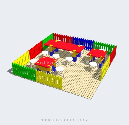 幼儿园桌子座椅丨