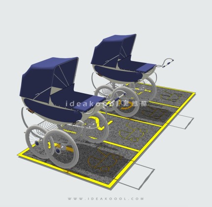 婴儿车停车位丨