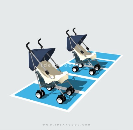 婴儿车停车位丨