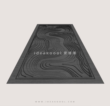 禅意景观小品 地形造型铺装丨