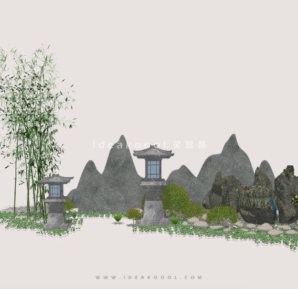 禅意景观小品丨