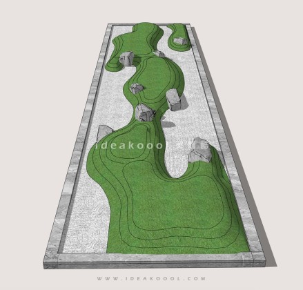 禅意景观小品 置石枯山水丨