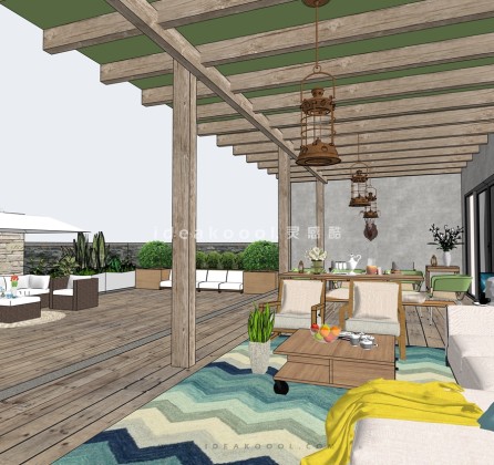 现代庭院花园景观丨