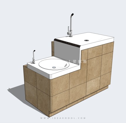 高低洗手池 洗手台丨