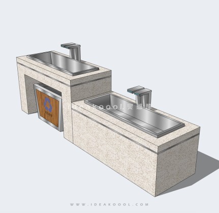 高低洗手池 洗手台丨
