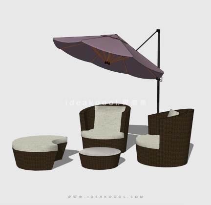 户外伞座 遮阳伞 组合沙发桌椅丨