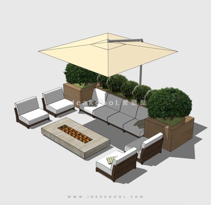 户外伞座 遮阳伞 组合沙发桌椅丨