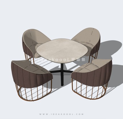 组合沙发桌椅座椅丨