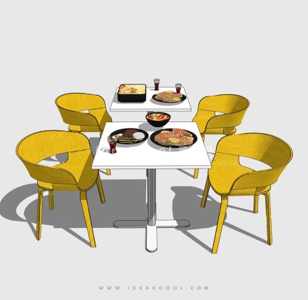 组合座椅 商业外摆丨