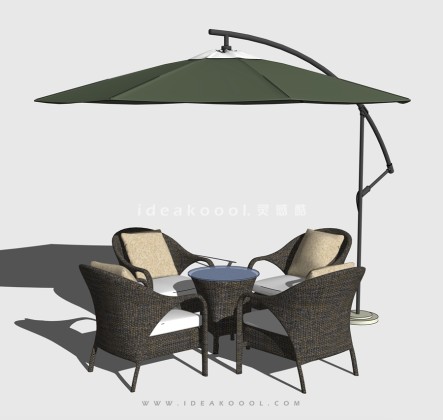 户外伞座 外摆桌椅 遮阳伞 组合沙发桌椅丨