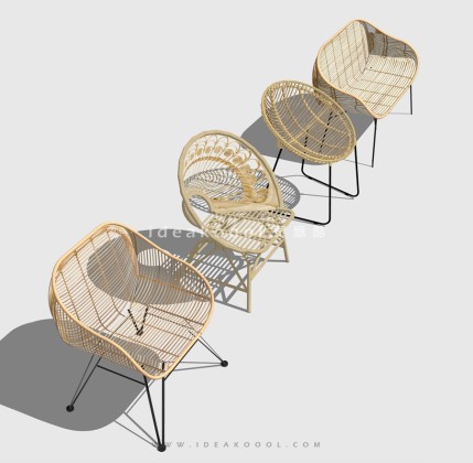 藤编座椅丨