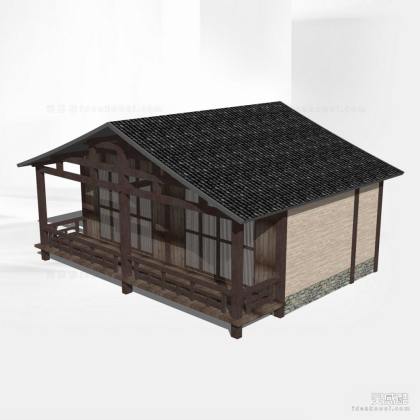 中式建筑/茶室丨