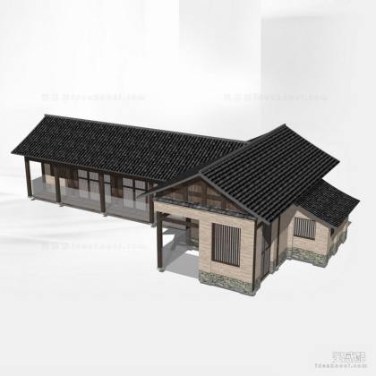 中式建筑/酒店建筑丨