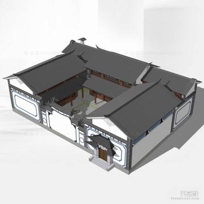 中式建筑/三合院/云南大理丨