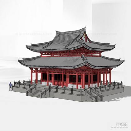 中式建筑唐代驿站建筑丨