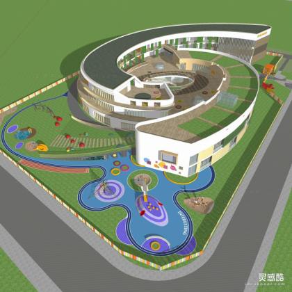 海洋主题幼儿园学校建筑景观丨