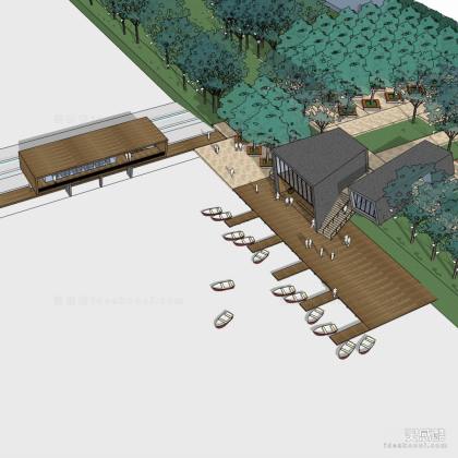 滨水码头建筑丨