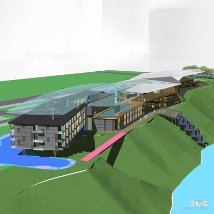 码头游客服务中心滨水建筑丨