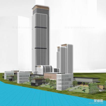滨水商业办公建筑丨