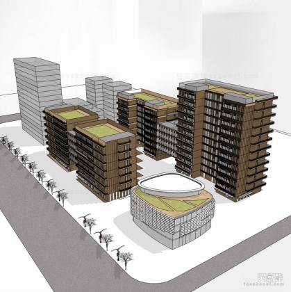 城镇产业园办公建筑丨