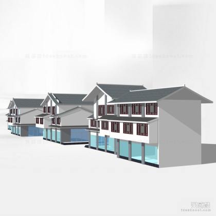 丽江中式商业建筑丨