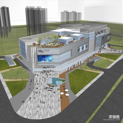 商业综合体建筑 商业广场丨