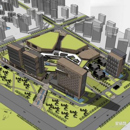 商业综合体建筑 酒店建筑丨