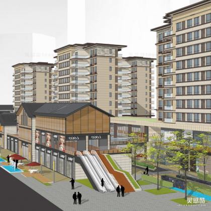 商业街 住宅建筑丨