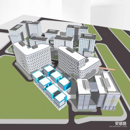 商业街 总部办公建筑丨