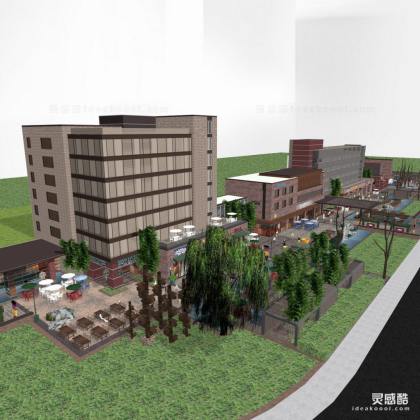 商业建筑 商业街丨