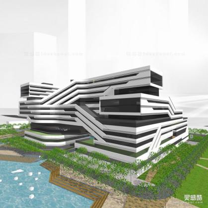 现代商业办公建筑 商业综合体丨