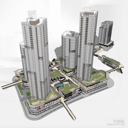 商业综合体 商业街 商业办公建筑丨