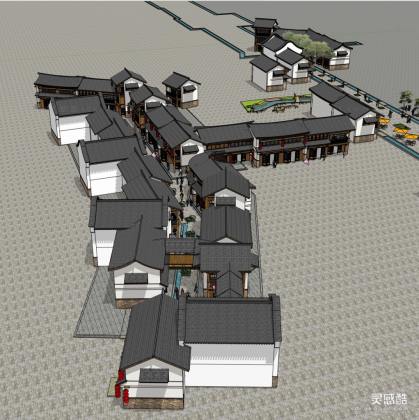 中式商业街建 商业建筑丨