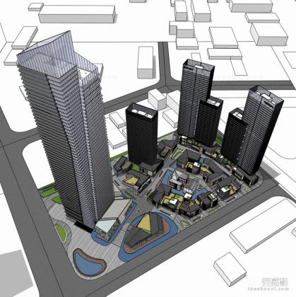 商业办公建筑 商业街丨