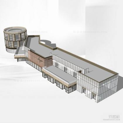 现代商业建筑 商业街丨