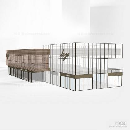 现代商业建筑 商业街 商业外立面丨