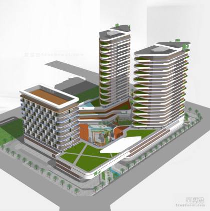 soho商业办公建筑丨