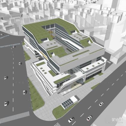 现代商业综合体建筑 办公建筑丨