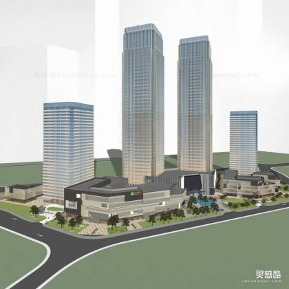 现代外滩综合体建筑 酒店办公建筑丨