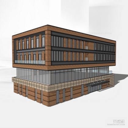 办公建筑 红砖建筑丨