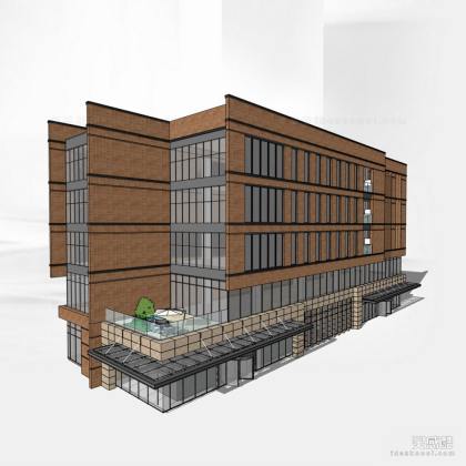 办公建筑 红砖建筑丨